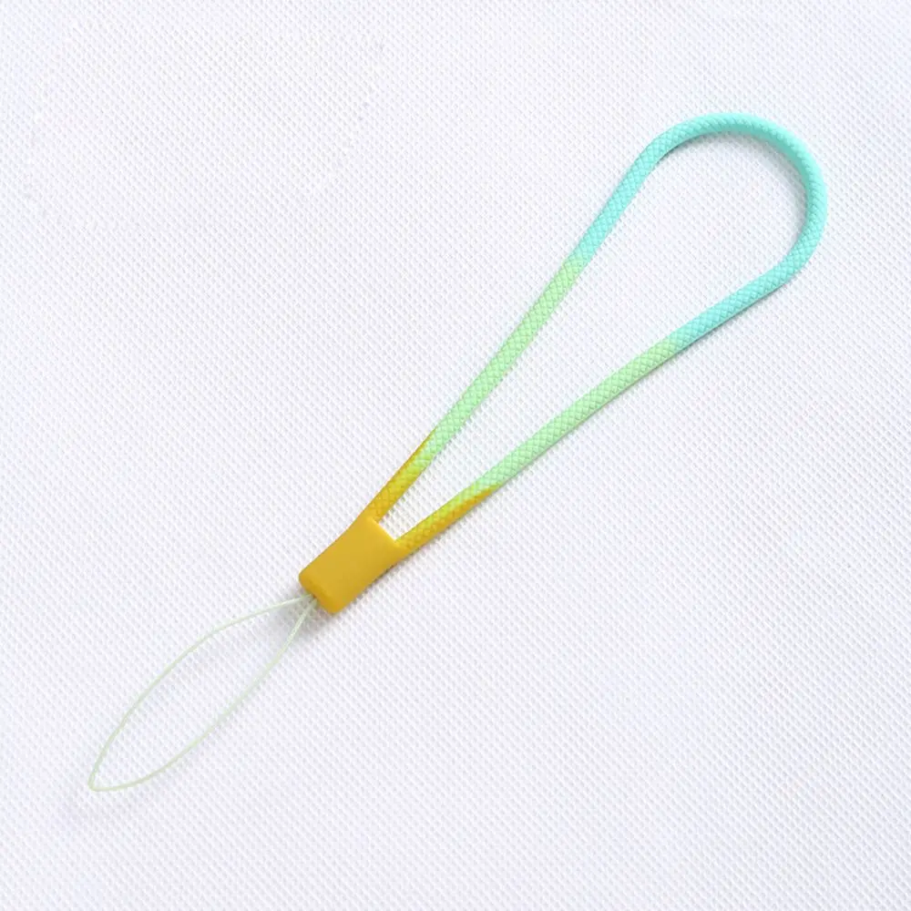 

Short Rope Phone Lanyard Hand Strap Anti Lost Wrist Hand Strap Watercolor Woven Pattern Phone Hanging Rope Mobile Phone Strap