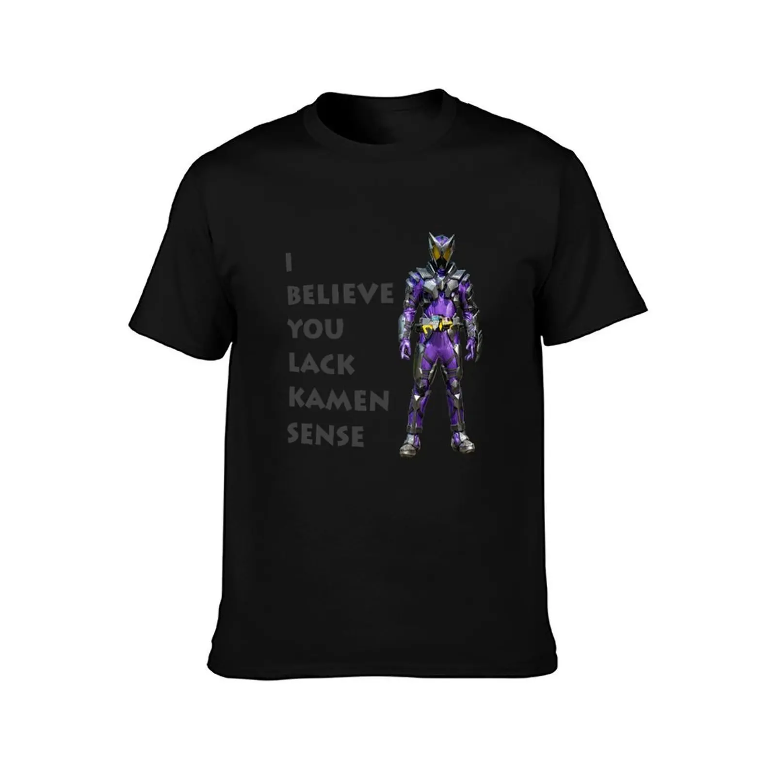 Kamen Sense - Horobi T-Shirt, Summer Casual Cotton Tee, Oversized Streetwear Tops, Vintage Graphic Print, Loose Fit Short Sleeve