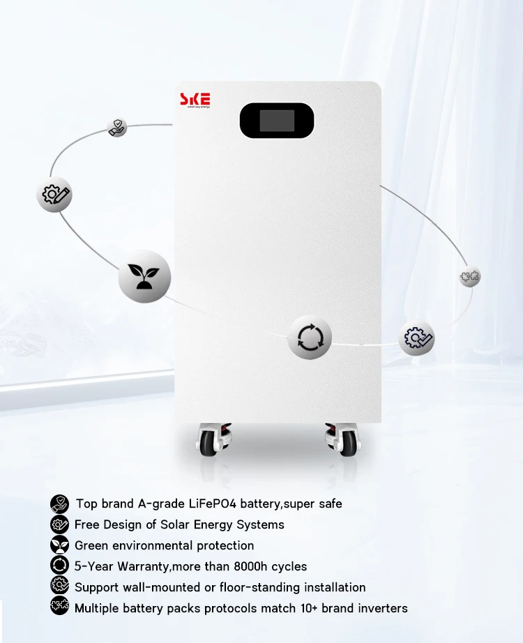 SKE 51.2V 300AH 48V Lithium Inverter Battery Long Cycle Life Cylindrical Lithium Ion Solar Power System Battery Renewable Energy