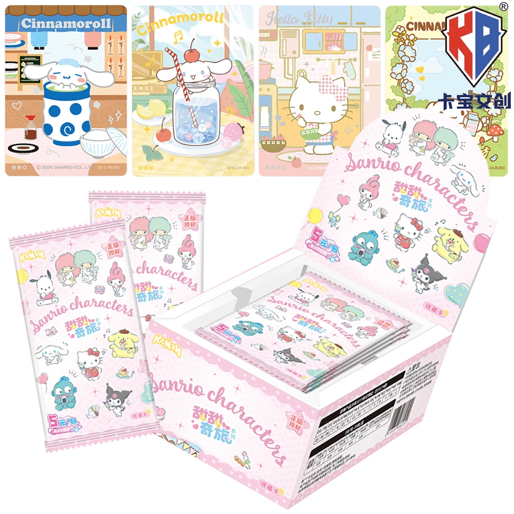 Original Kabao Cartoon IP Collection Card Kid's Favorite Japanese Animation Star Characters High Quality Cards Family Table Toys