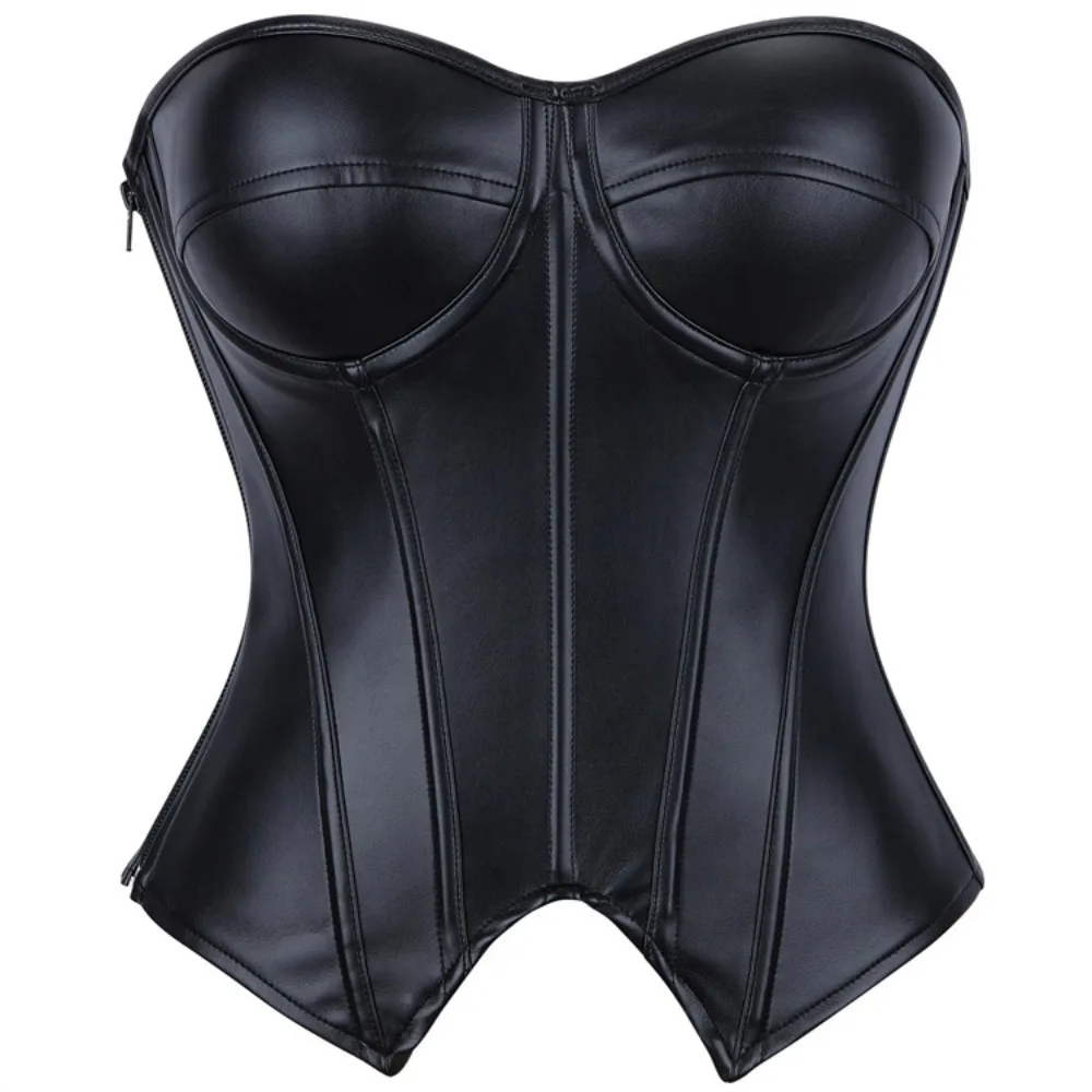 

Bestseller Women's Striped Blazer with Built-in Underwire Bra Side Zipper & Boned Corset Design Slim Fit Fashion Jacket Gothic