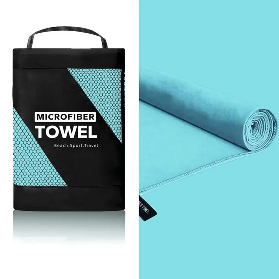 Serviette de plage surdimensionnée, serviette épaisse en microfibre à séchage rapide, anti-sable, ultra-absorbante et douce, pour hommes et femmes._voghion.com
