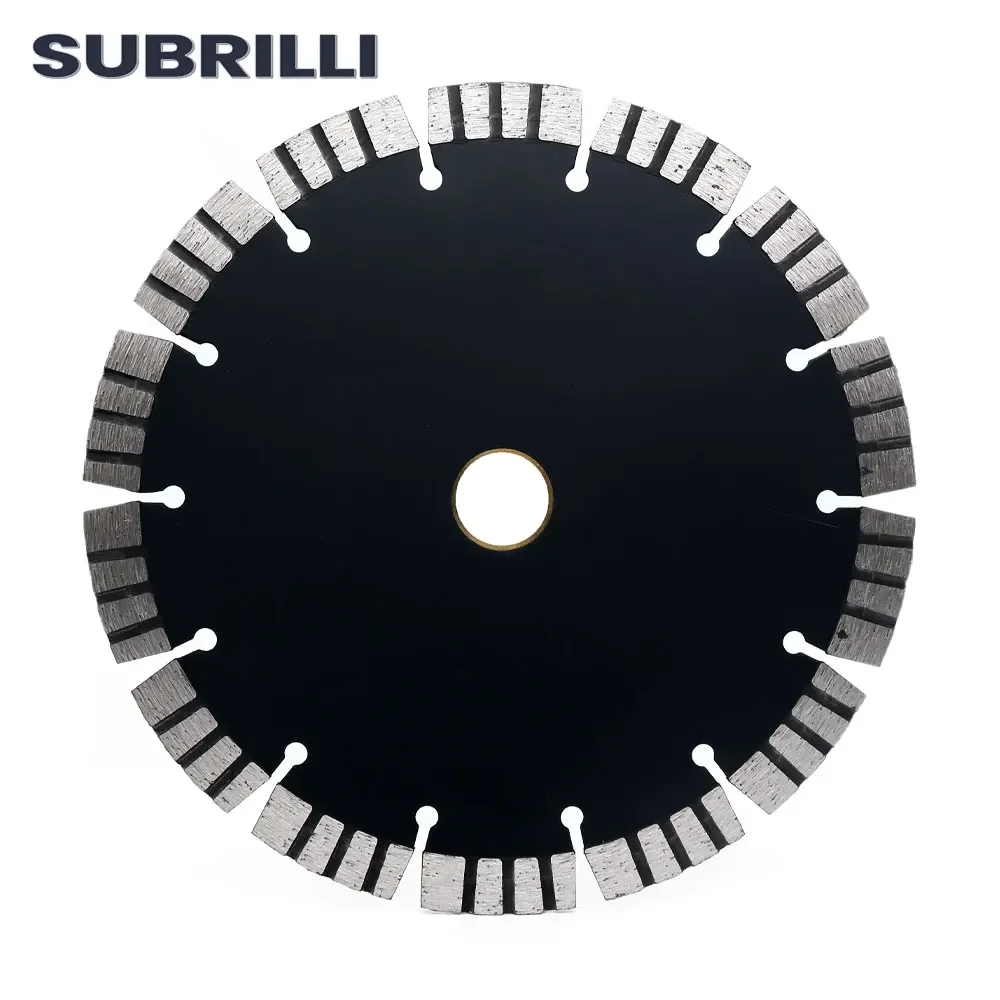 SUBRILLI 7" 180mm Diamond Cutting Disc Hot Pressed Segment Diamond Saw Blade For Granite Marble Concrete Ceramic