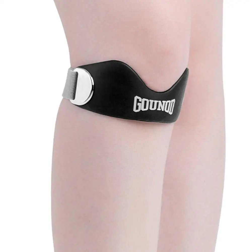 Verstellbares Rutschfestes Patella-Band Stabilisator Kniebandage Silikon Kniescheibensehnen-Stützband mit 3D-Airbag für Sport – Detail 8