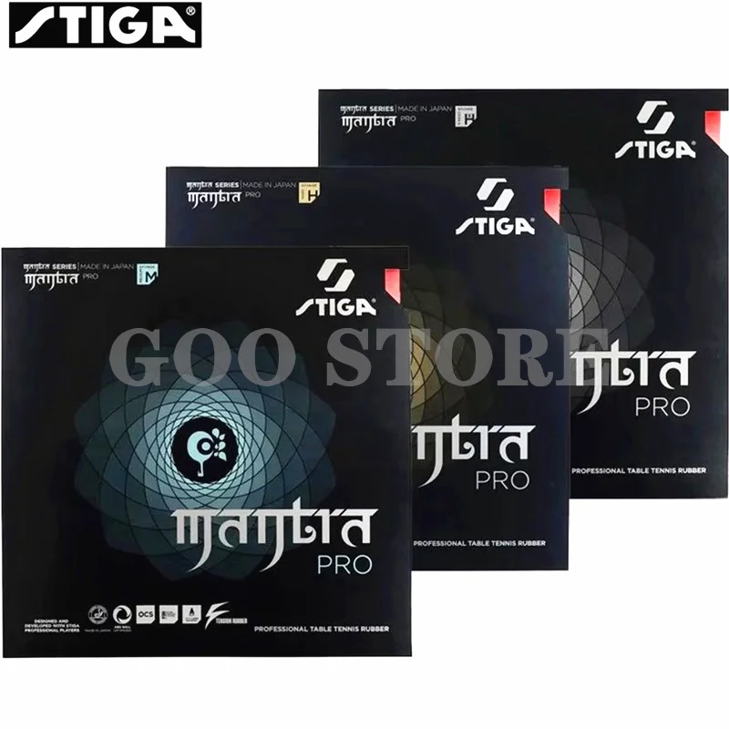 STIGA MANTRA PRO M / H XH tenis stołowy gumowe pestki-w ofensywie wykonane w japonii oryginalna gąbka STIGA Ping Pong