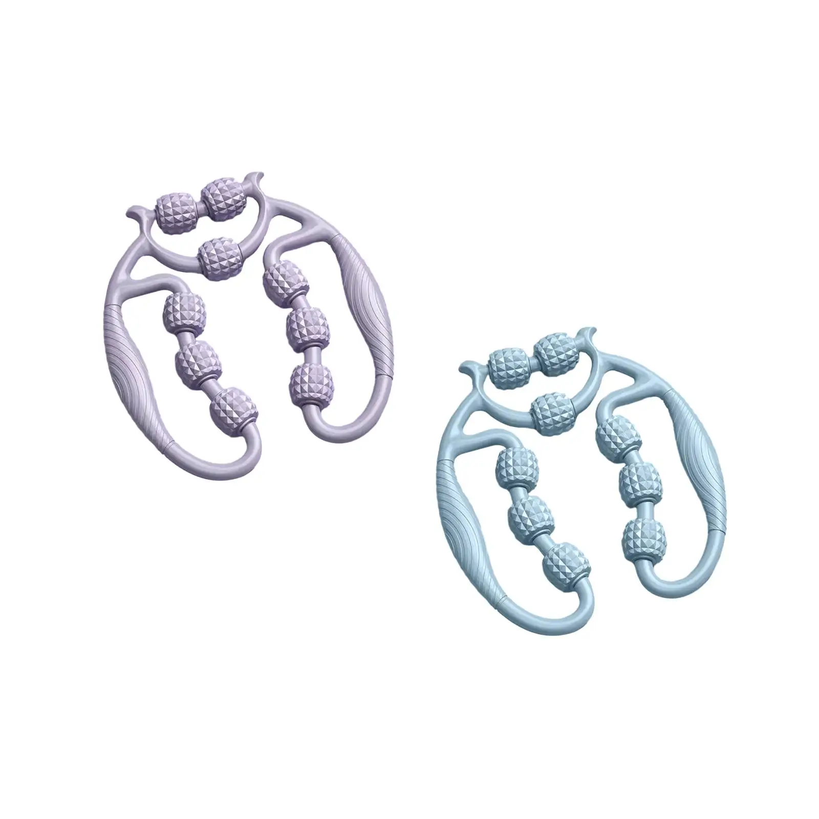 Fascia Muscle Hand Roller เครื่องมือนวดเก้าล้อมือถือทนทานแบบพกพา