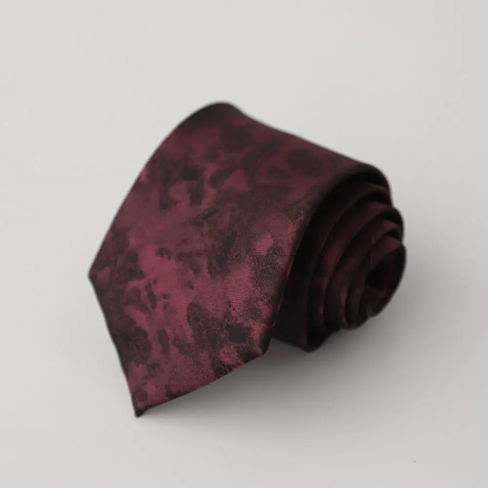 

Fashion 8CM Striped Tie Retro Jacquard Pattern Shirt Necktie Twill Business Men Cravat Business