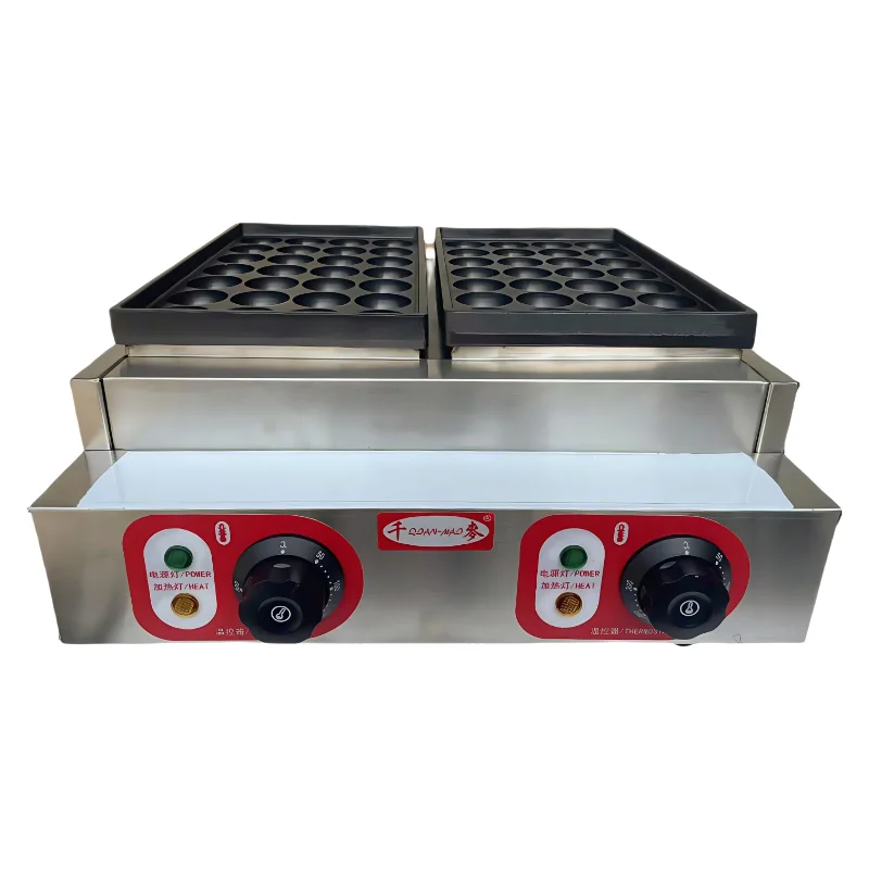 문어 미트볼 타코야키 문어 굽는 기계 논스틱 조리 표면 와플 메이커 기계 상업용 전기 계란 퍼프