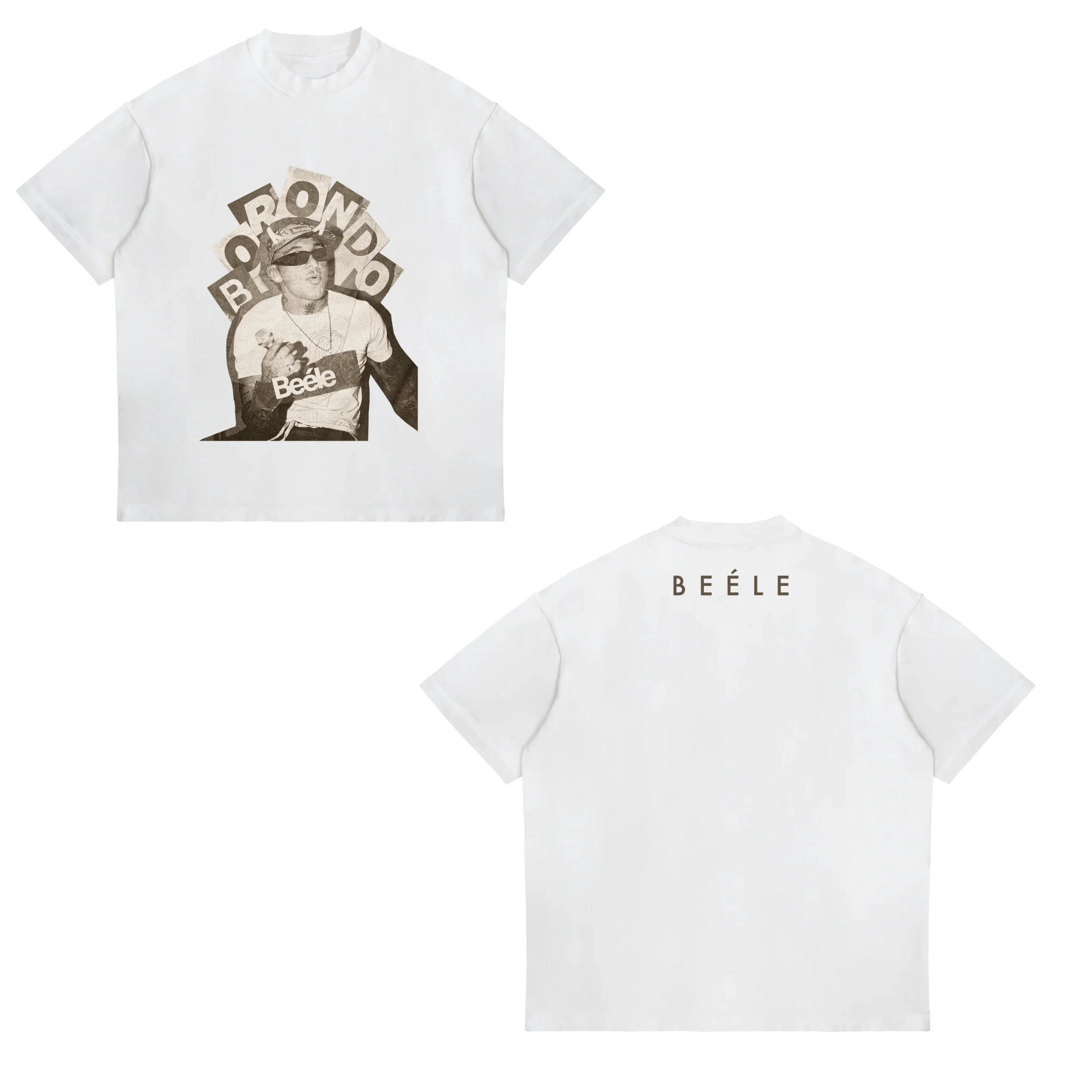 Kolumbianischer Rapper BEELE Borondo Album Tour 2025 Grafik-T-Shirts für Männer und Frauen Harajuku Hip-Hop Pop Musik T-Shirt Hochwertige T-Shirts
