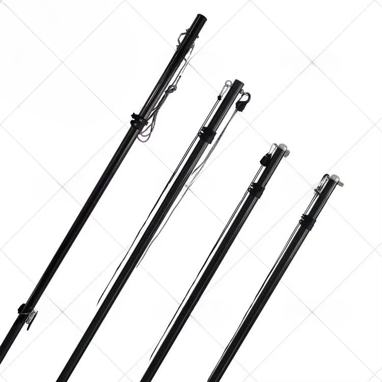 High Strength Carbon Fiber Telescoping Pole, Custom Awning Support Rod for Yacht Marine Boat Use