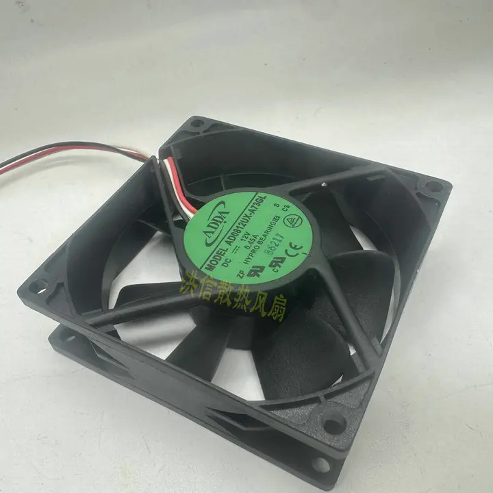 ADDA AD0812UX-A73GL DC 12V 0.45A 80x80x25mm 3선 서버 냉각 팬