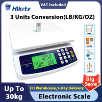 Hikity 30KG Precision LCD Digital Scale Electronic Balance Weight Scale Plastic Weight Scale Accuracy Weight Balance Food Scales