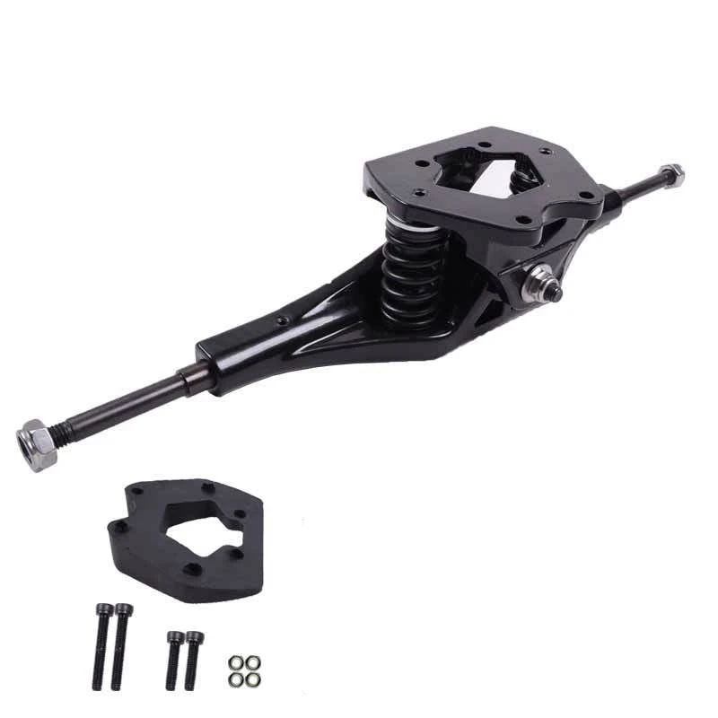 A57T 17 pollici camion da skateboard elettrico guarnizione in alluminio camion a motore skateboard elettrico ponte riser pad ponte longboard