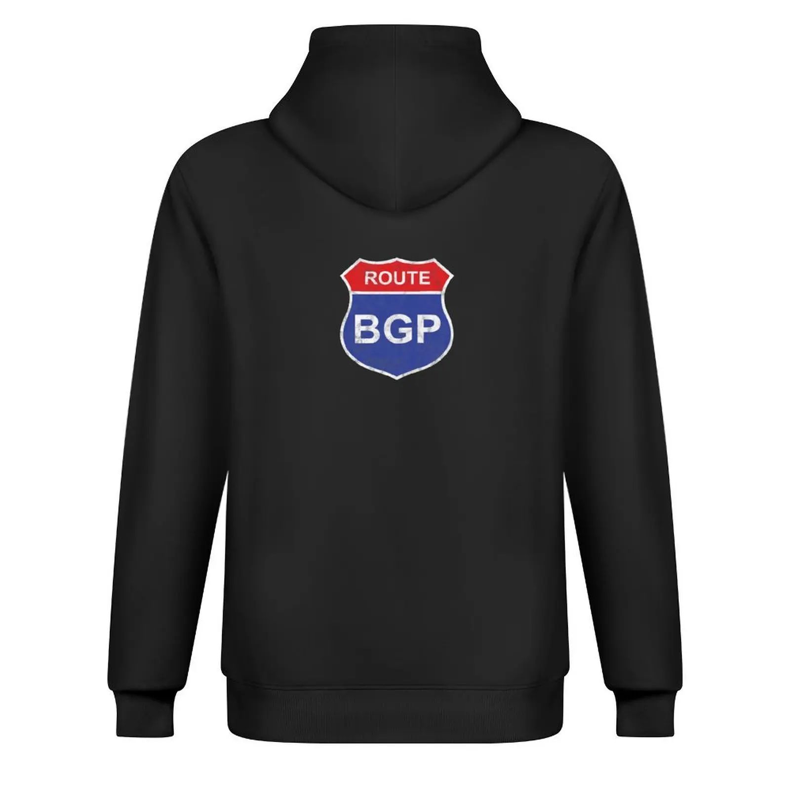 Route BGP Network - IT - قميص بقلنسوة من Tech ملابس رجالي سترة شتوية للرجال معطف رياضي للرجال #3