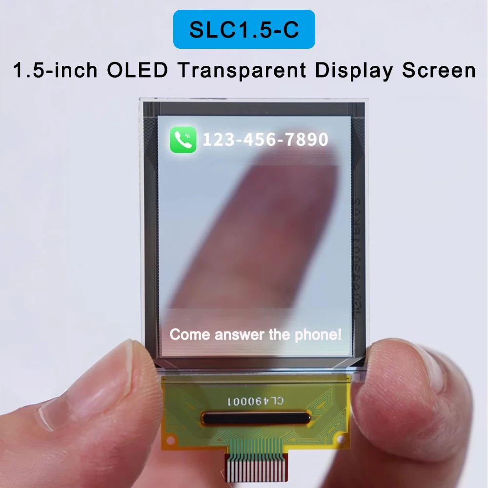 

1,5-дюймовый цветной прозрачный OLED-экран с подключением к 15-контактному чипу управления LD7138, разрешение 128*64, 65 тыс. цветов, интерфейс SPI