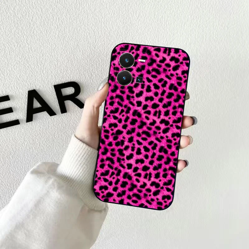 

Animal Leopard Cheetah Print Phone Case For VIVO Y53S Y33S Y01 Y22S Y31 Y21 Y70 Y21S Y72 V21 V2023 V21E V20 SE iQOO Z8x X100 Pro