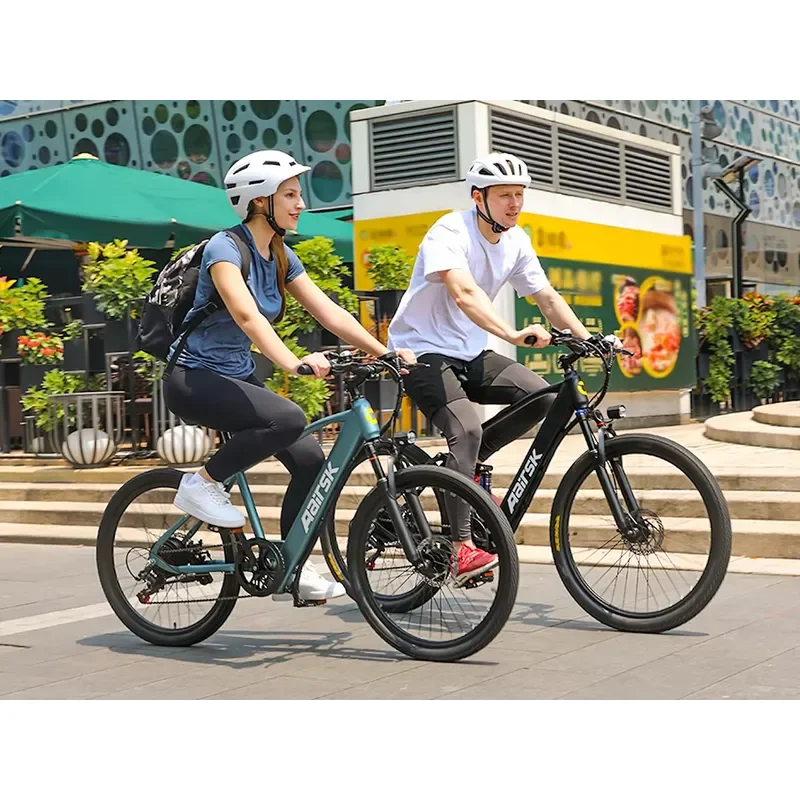 STROVAN 250W Sport Electric Mountain Bike 21 Speed Aluminum Alloy Frame 26 Inch Wheels 36V Lithium Hydraulic Disc Brakes