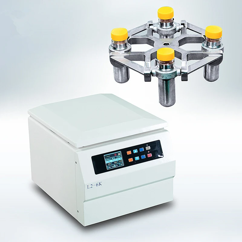 6000 rpm 4 * 50 ml tube medical electric fine laboratory centrifuge