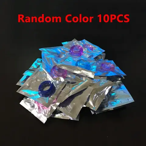 10Pcs Silicone Durable Penis Ring Adult Men Ejaculation 18+ Delay Cock For Male Sex Ring Rubber Rings Penis Enlargement Sex Toys
