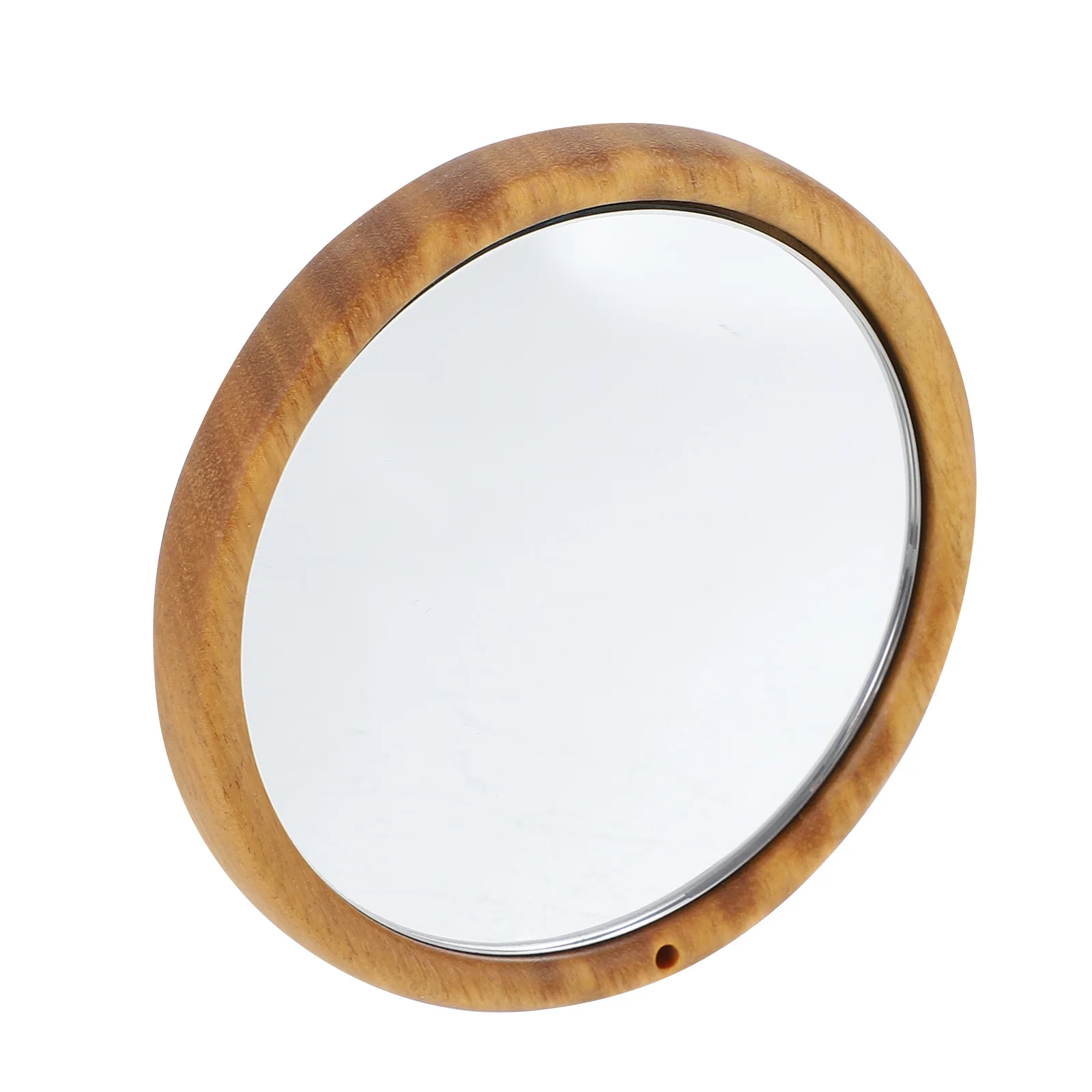 1 pz specchio per trucco Lotus mini piccolo rotondo stile antico specchio tascabile portatile da viaggio regalo per il trucco per le donne