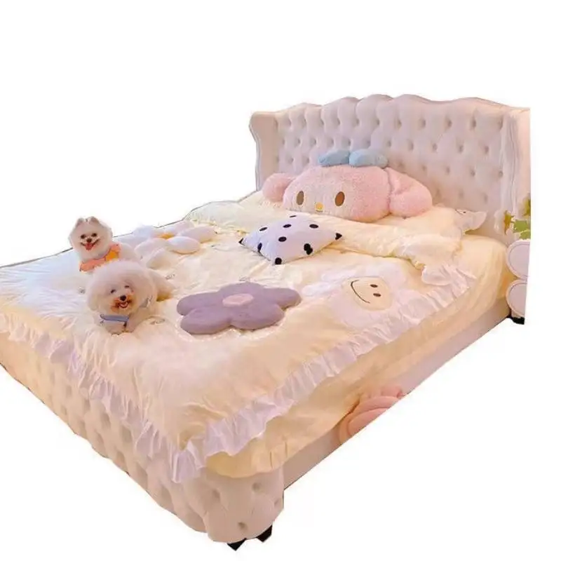 #Frame Double Bed Accessories Couples Headboards Double Bed Loft Wooden Letto Matrimoniale Furniture