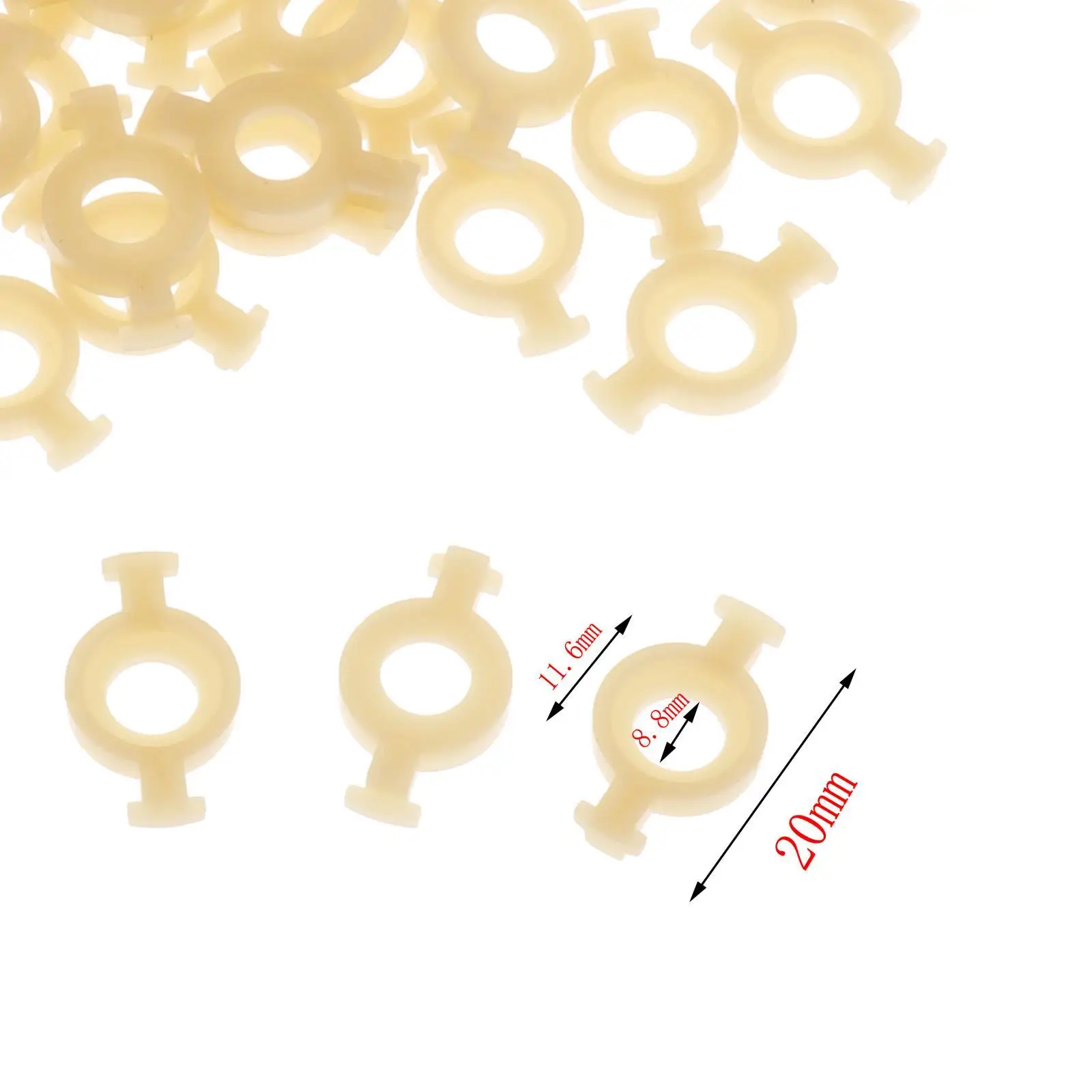 50pcs Plastic Guides Clip Replacement Parts Musical Instrument