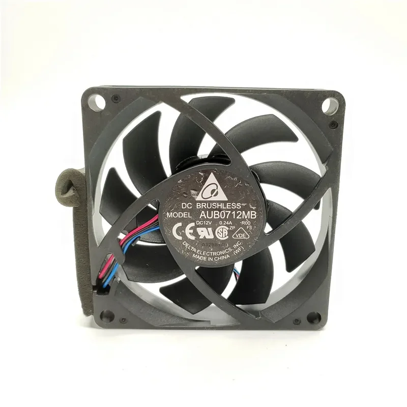 for AUB0712MB 7015 12V 0.24A 7CM CPU Ultra Quiet 4 Wire PWM Cooling Fan