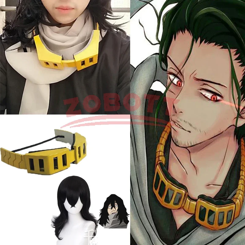 

My Boku No Hero Academia Shouta Aizawa Men Cosplay Glasses Props Headwear Glasses Eraser Head Halloween Prop