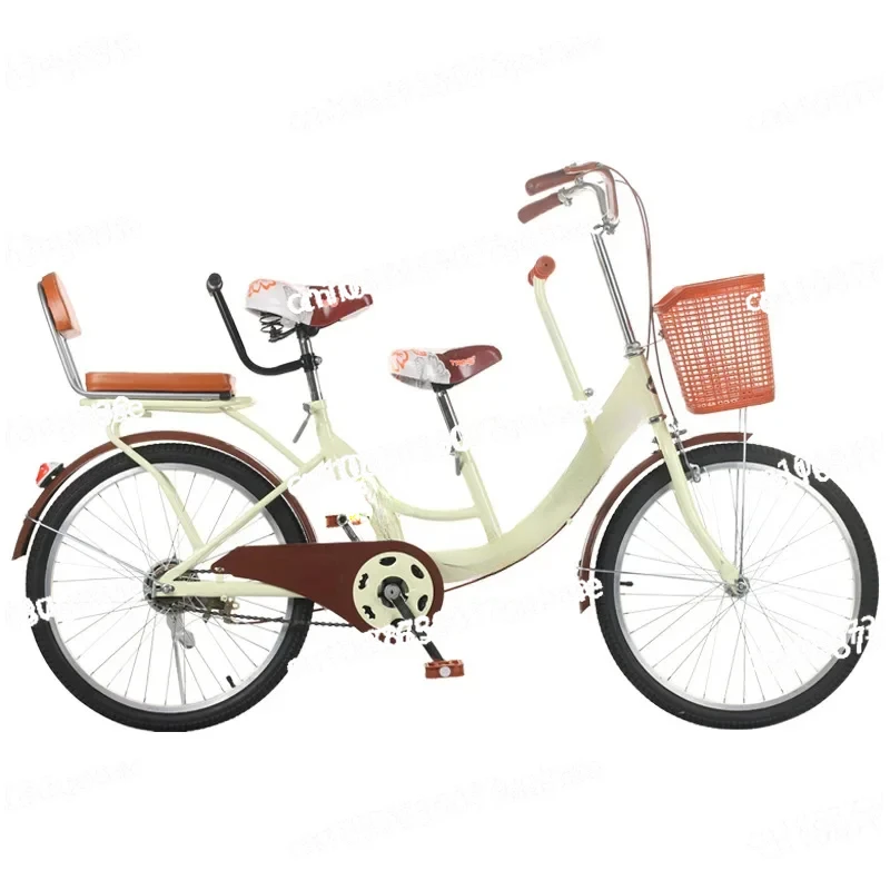 Family bike, two-seater bike, children's bike, women's scooter