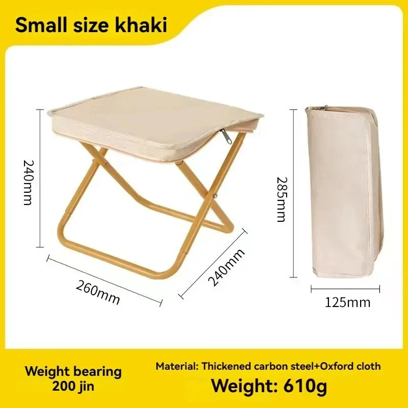 Imagem -02 - Leve Mini Folding Stool Bolsa Portátil Piquenique Churrasco Camping Pesca ao ar Livre