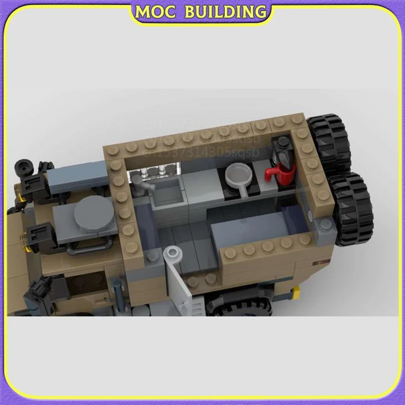 Building Block Unimog Camper Traffic Model  MOC Creative DIY Assembly Educational Technology Bricks Car Toys  Holiday Giftss