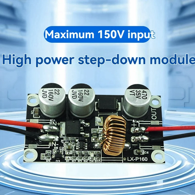 150V DC-DC Step-Down Power Supply Module Buck Converter Non-Isolated Stabilizer Strong Heat Dissipation Module