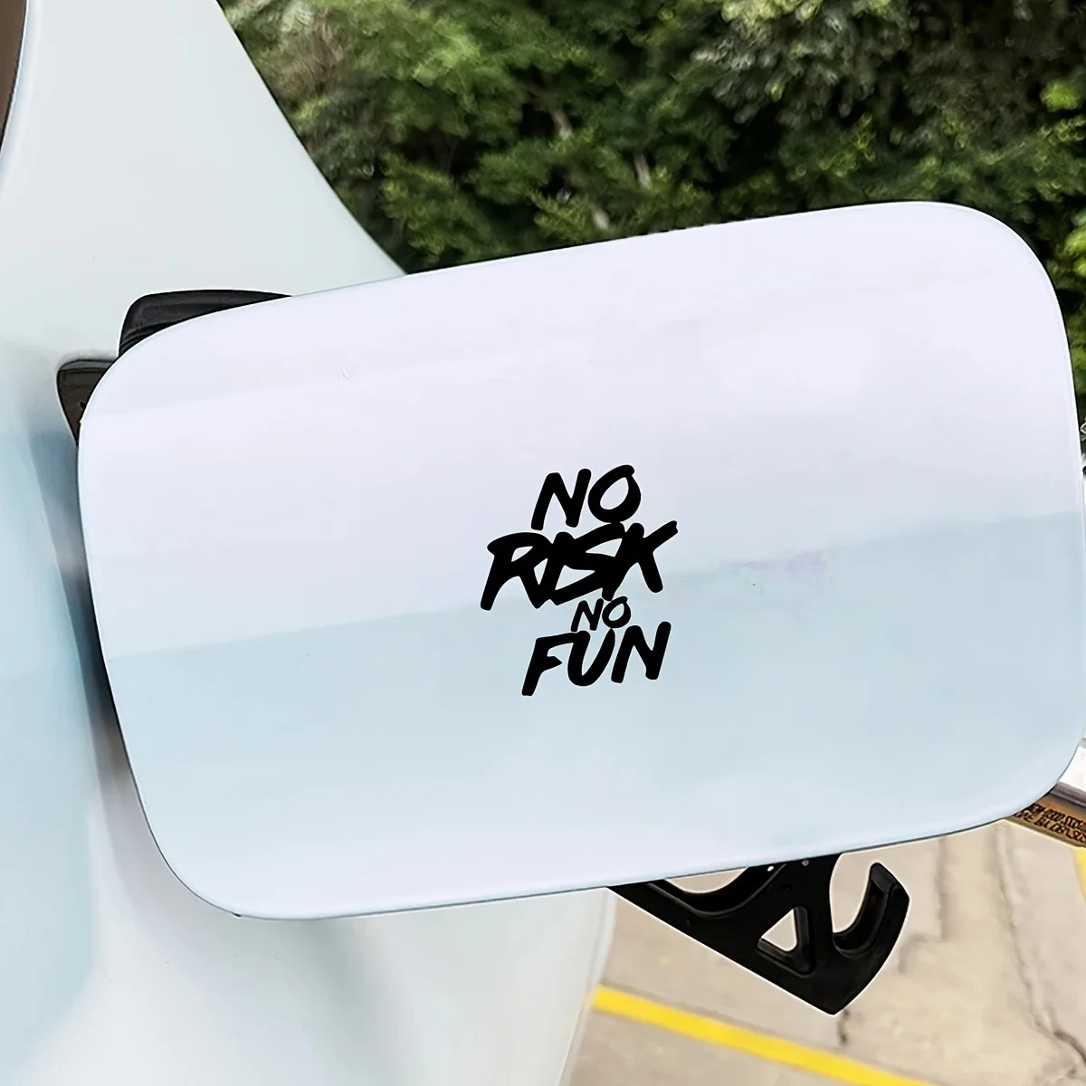 1pc Car Body No Risk No Fun Stickers Car For Car Body Decor Car Body Window Auto Decoration Car Styling Stickers And Decals