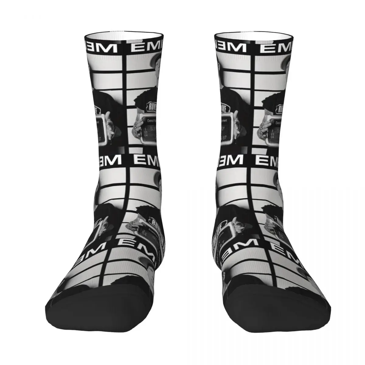 Eminem-calcetines con estampado de Hip Hop para hombre, medias coreanas, transpirables, antideslizantes, para escalada, otoño