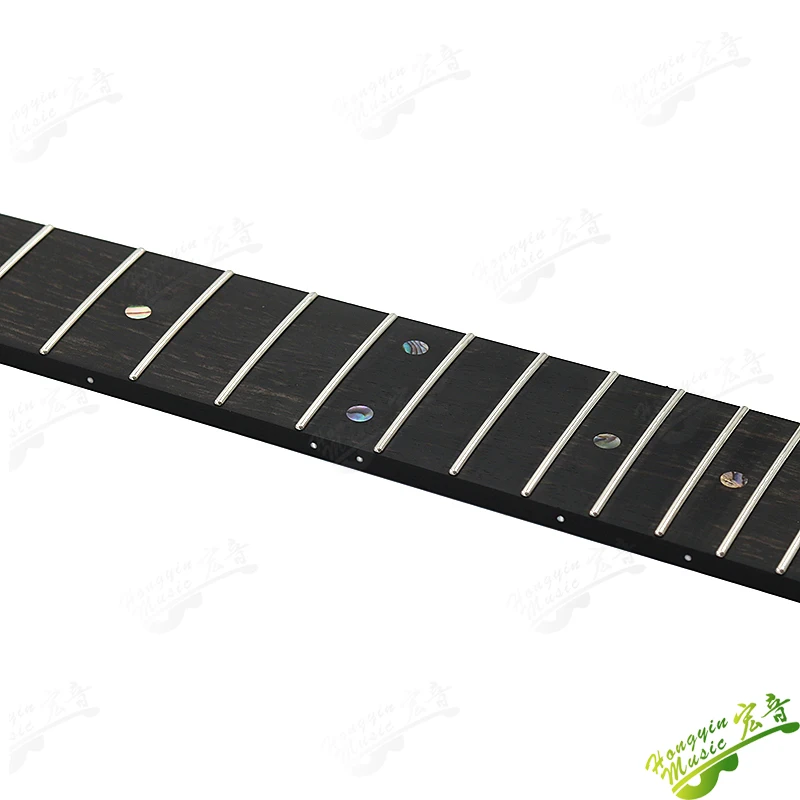 for acoustic guitar neck fingerboard 650 648 string length 20Fret Wire Rose wood Ebony fretboard Frets with sound point