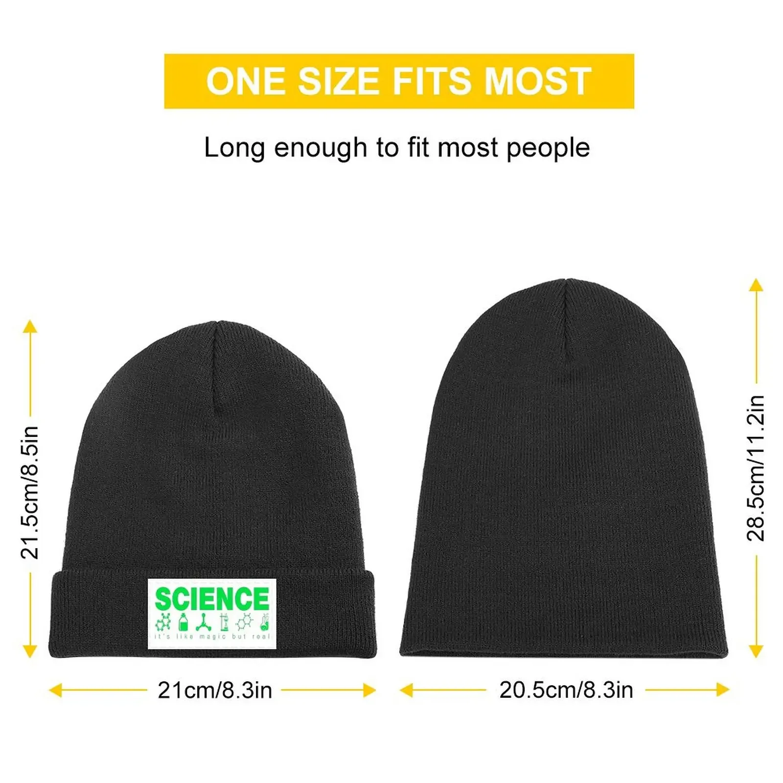 Science: It's Like Magic But Real Knitted Cap Fashion Beach Designer Hat Golf Wear Men Hats Women's