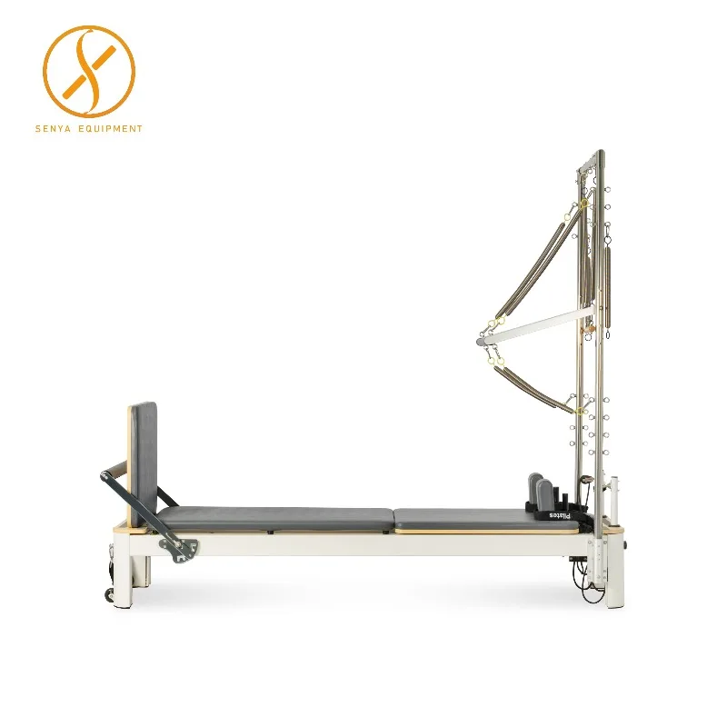 YTYIN Factory Customized Classic Pilates Core Bed Aluminum Half Trapeze Reformer With Tower Durable Pilates Studio Senya