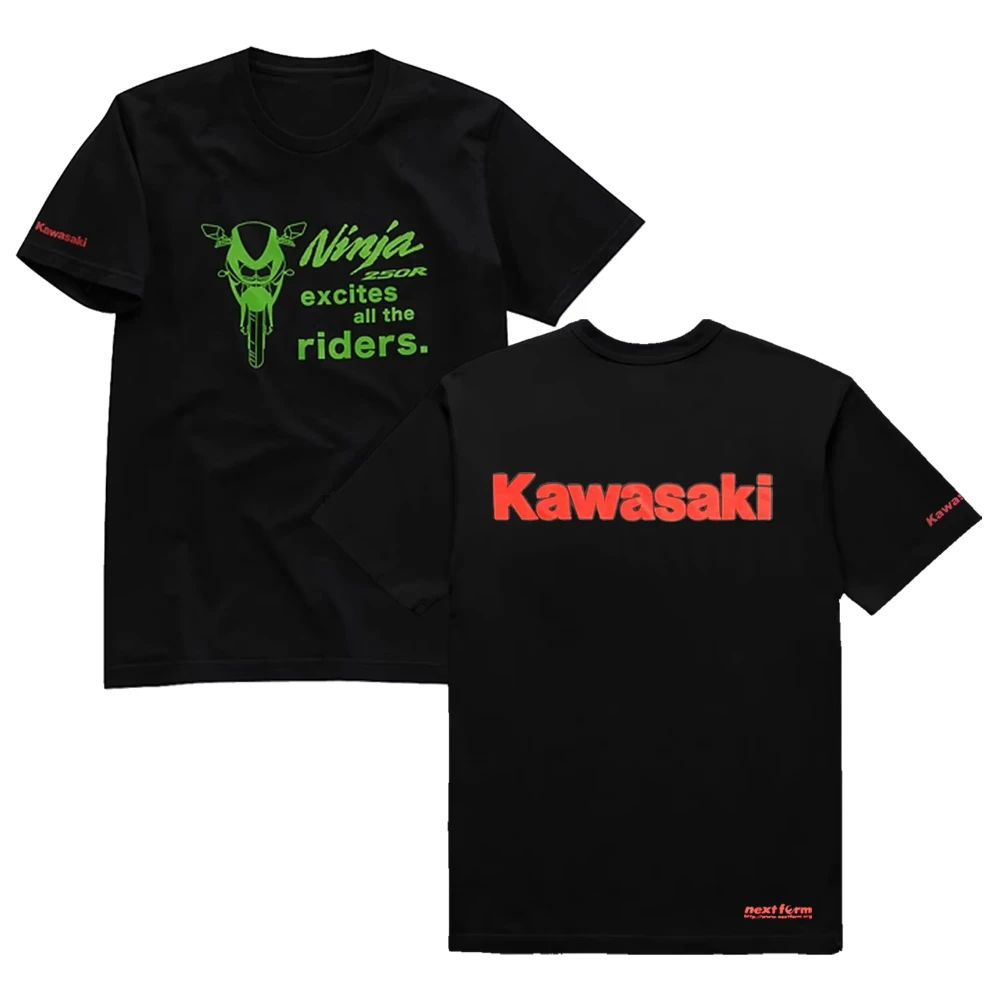 

Kawasaki Ninja 250R T-shirt Newest Outdoor Cycling Summer Classic Tee Adults Loose Exercise Off-road Motorcycle Jersey 2025 New