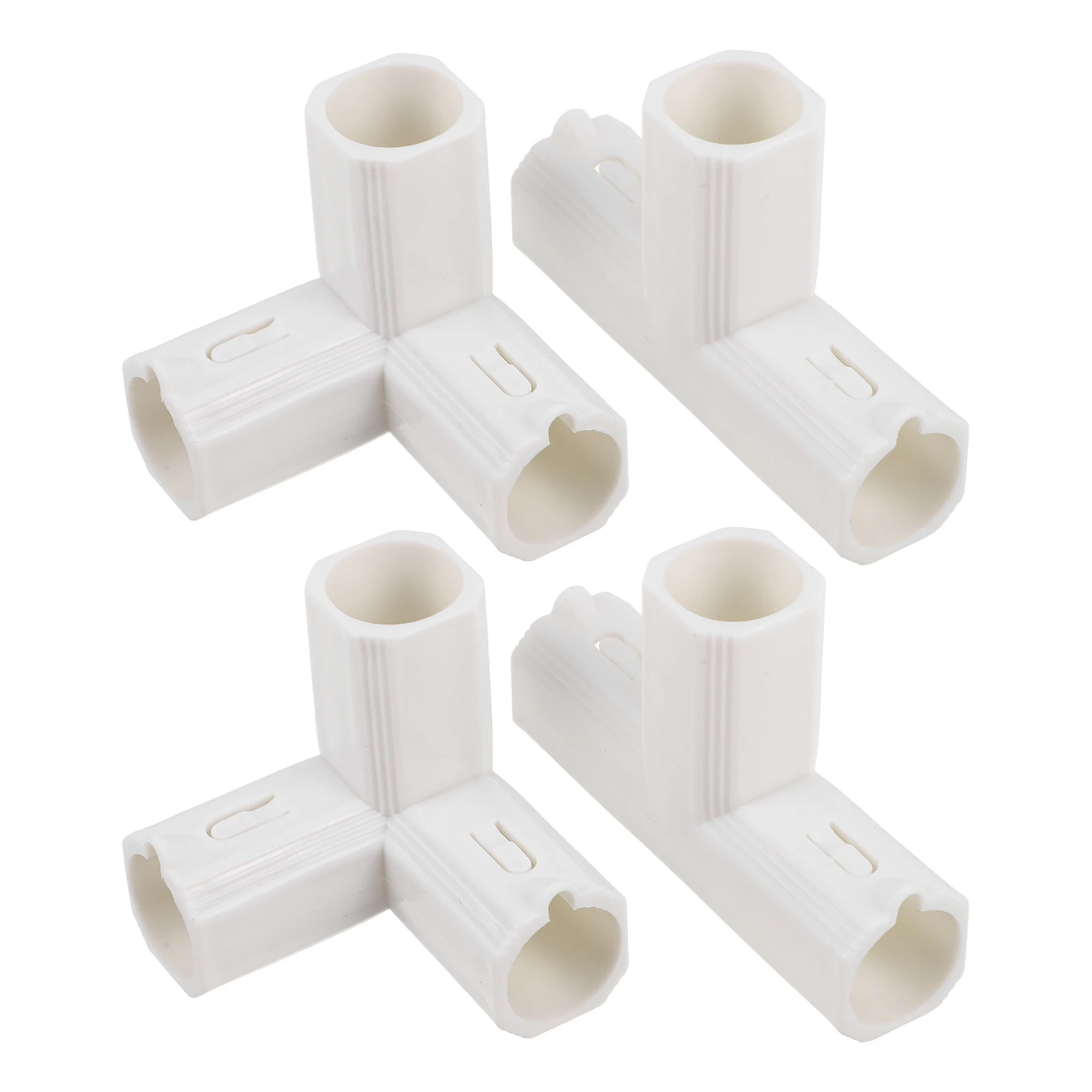 

4 Pcs Indoor Playpen Accessories Baby Parts Plastic 3 Way Corner Canopy Fitting