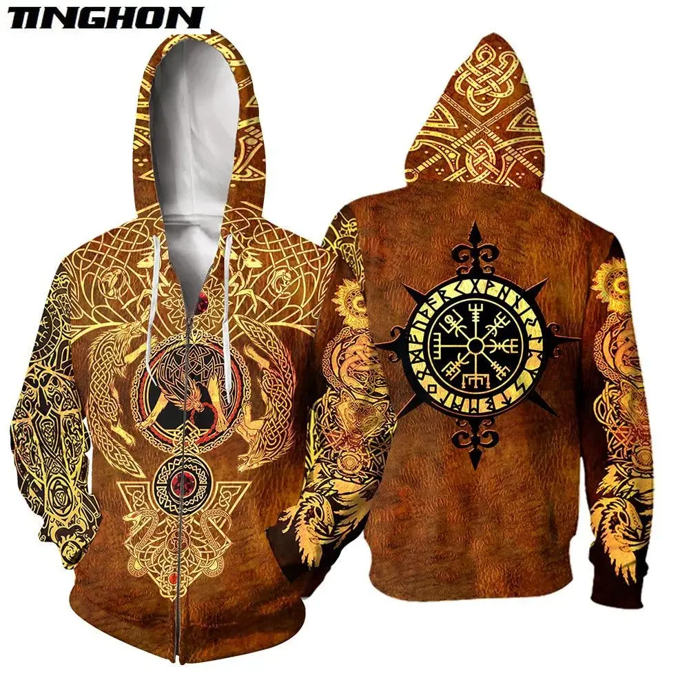 New Fashion hoodies Viking Tattoo 3D Printed Sweatshirt - Hoodie Sweatshirt For Men/Women Casual Streetwear sudadera hombre 02