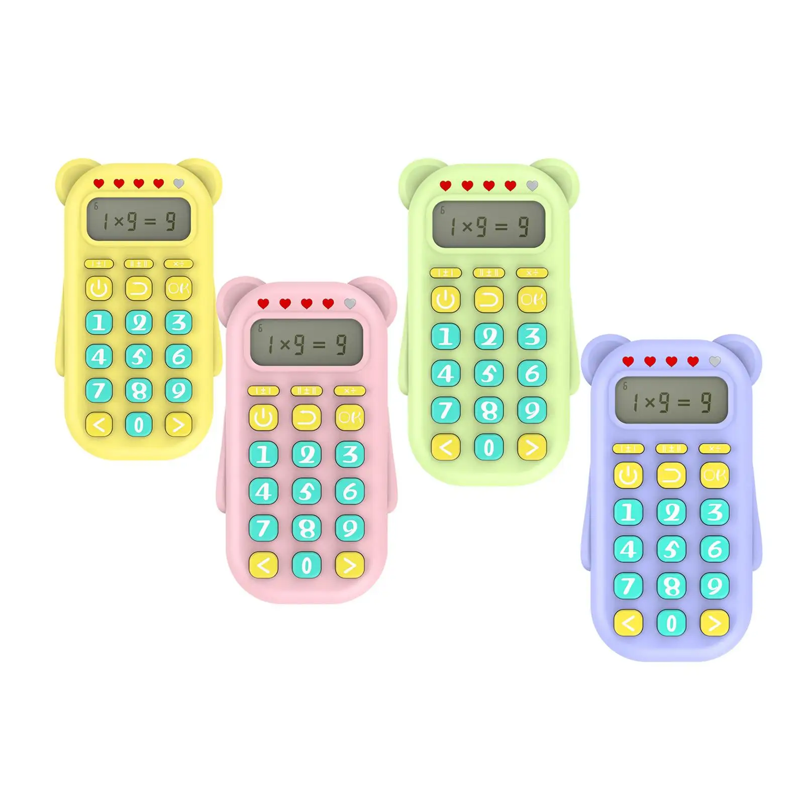 Electronic Calculator Early Math Functional Math Calculation Electronic Math Game for Children Students Toddler