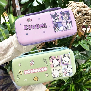 Sanrios Aksesoris Kuromi Hellokittys Tas Penyimpanan Pochacco Mymelody untuk Nintendo Switch Penutup Casing Pelindung Portabel Anime 6 casing nintendo switch kuromi penjualan terbaik - №