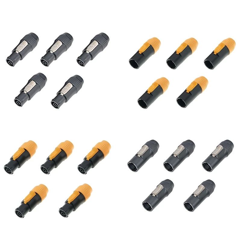 A99E-Waterproof LED Display Plug Equipamento de iluminação de palco Multi-Função Conveniente Iluminação Conector de alimentação Plugues