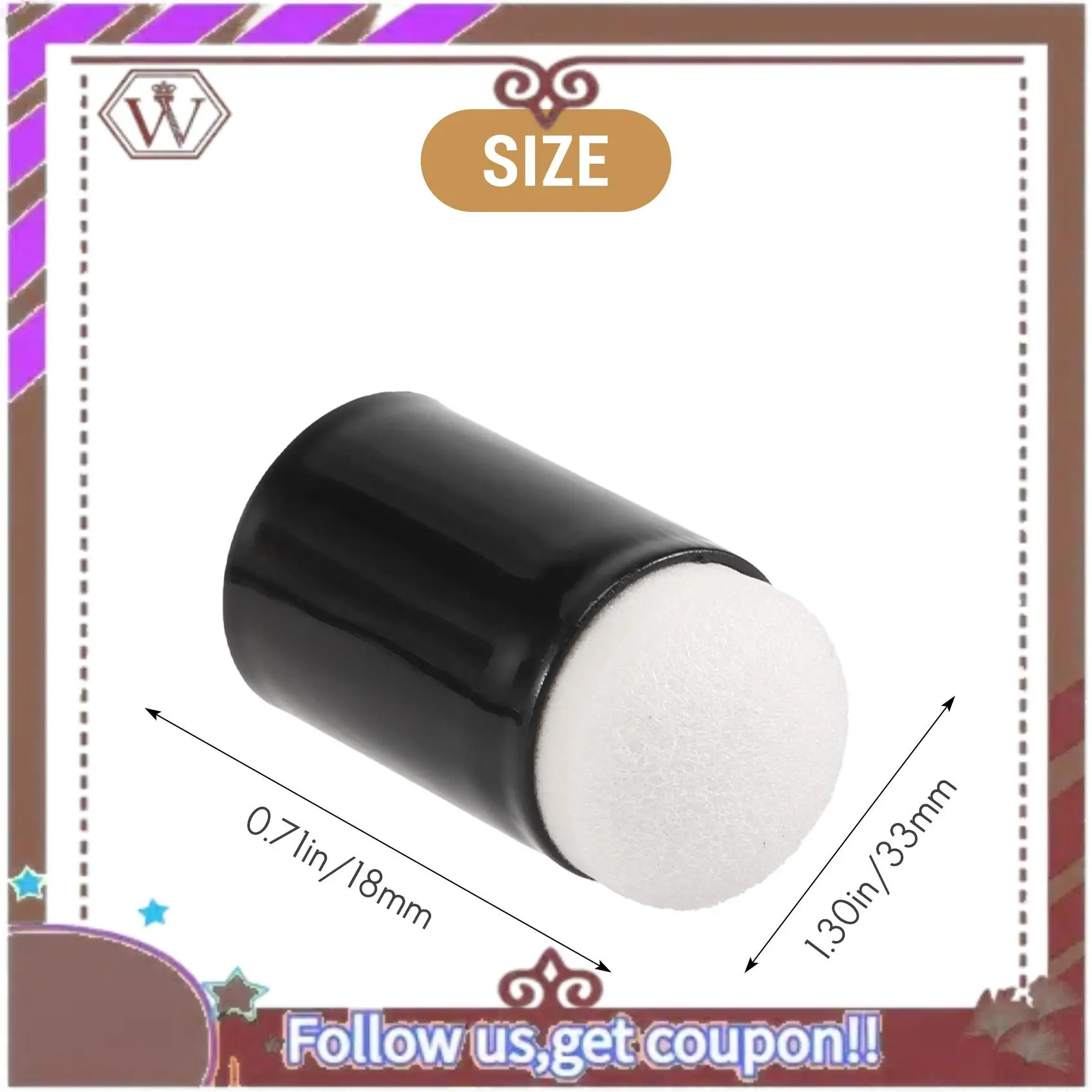 ABBG-66 Pcs Finger Sponge Daubers Finger Painting Sponge Craft Drawing Sponge Dauber Set For Painting Art Ink Crafts Card