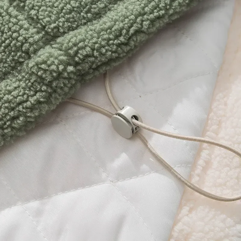 Hip hop streetwear jaqueta casaco de lã estrelas espaço jaqueta harajuku 2023 jaqueta de inverno dos homens com zíper até gola alta outwear