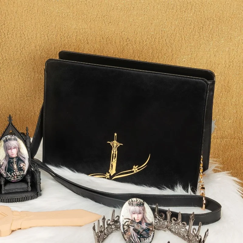 لعبة الحب والفضاء العميق Xavier King of Darknight 33x19.5x24 سنتيمتر جلدية بولي PU حقيبة ظهر شفافة Ita حقيبة حقيبة كروسبودي حقيبة كتف #6