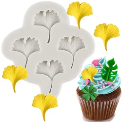 Tropical Ginkgo Palm Maple Leaf Silicone Mold Monstera Fondant Molds Chocolate Candy Mould Cake Decoration DIY Clay Resin Moulds