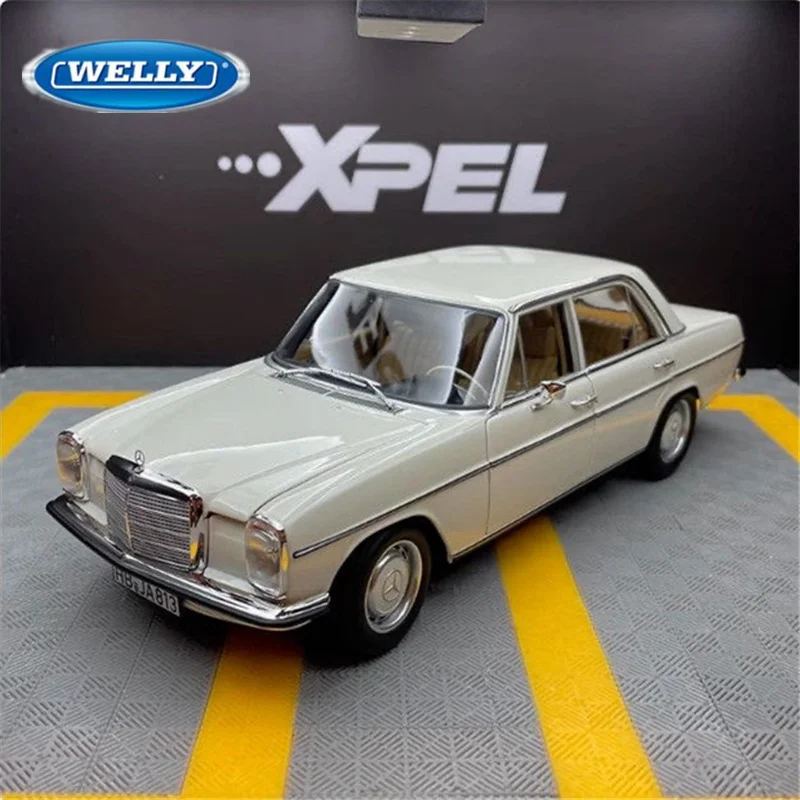 

WELLY 1:24 Mercedes-Benz 220, модель автомобиля из сплава, литая под давлением металлическая классическая ретро старая модель автомобиля, коллекция моделирования, детская игрушка в подарок