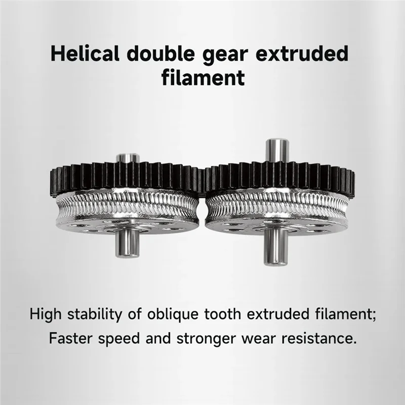 

Подходит для HGX2.0 комплект шестерен экструдера с косыми зубьями, уменьшающая двойную шестерню для CR10/CR10S/Ender3/V2, аксессуары для 3D-принтеров