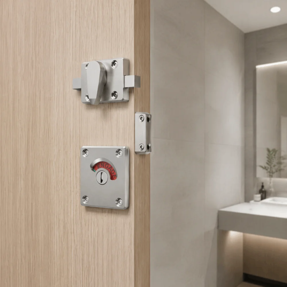 Privacy Easy Install Door Lock Indicator Heavy Indicating Privacy Bolt Door Lock Stall Door Latch Partition Door